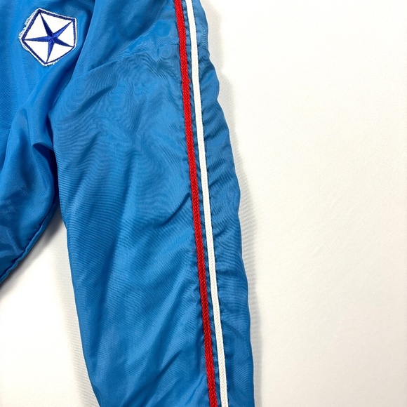 VTG Chrysler Lined Nylon Jacket Blue Small Snap Up Great Lakes Staff Auto Plant - Picture 6 of 9